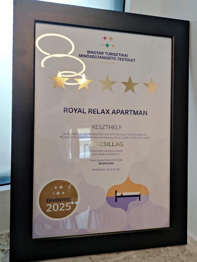 Royal Relax Apartman Keszthely Luaran gambar